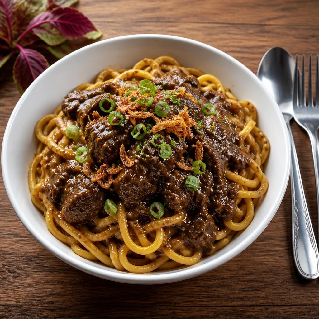 Mie Rendang Warkop 3D